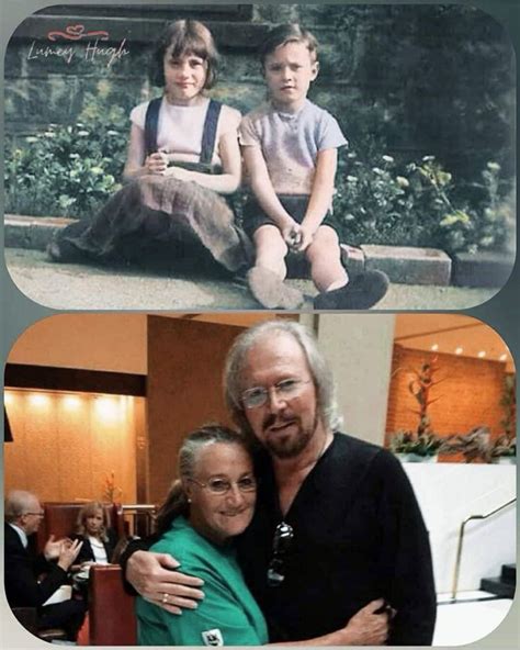 Barry And His Sister Lesley In 2024 Andy Gibb Bee Gees Gees