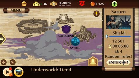 Shadow Fight Underworld Tier New Nd Boss Saturn Raids Youtube