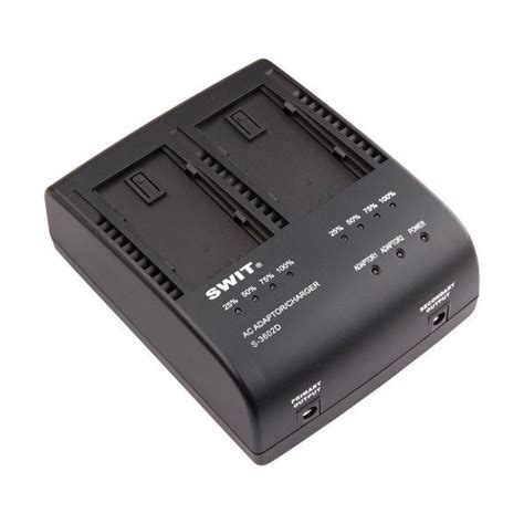 Comprar SWIT S 3602D Cargador y adaptador doble para baterías Panasonic