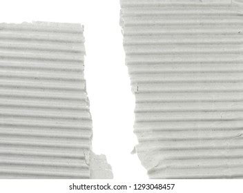 Cardboard Torn Edge Cardboard Background Isolated Stock Photo