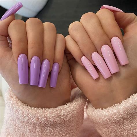 ↠ρiηŧєrєsŧ Dbєηєvєηuŧø ♡˚ In 2020 Kylie Nails Purple Acrylic Nails