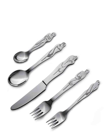 Carrol Boyes Sketchbook 5 Piece Cutlery Set - Silver – The Culinarium