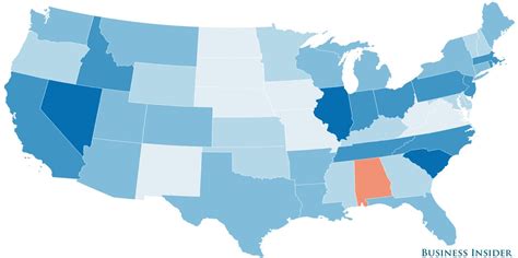 June 2014 State Unemployment Maps Business Insider