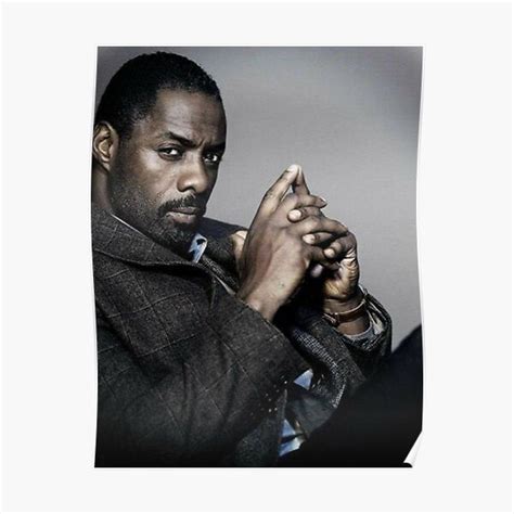 Idris Elba Poster Von Ghokun Redbubble