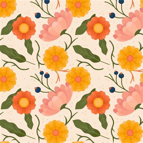 Free Vector | Pastel floral pattern