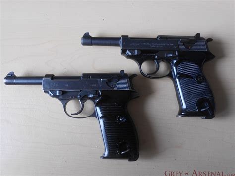 Walther P38 P1 Compare And Field Strip Grey Arsenal