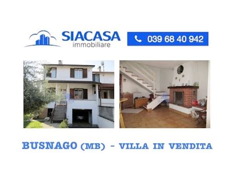 Busnago Villa Con Giardino In Vendita Monza Brianza Ad Ze Trezzo E