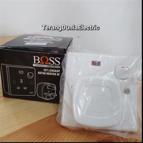 Jual Stop Kontak Ac Set Lengkap Merk Boss Shopee Indonesia