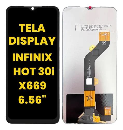 Tela Display Touch Frontal Cristal Infinix Hot 30i X669 Orig Parcelamento Sem Juros