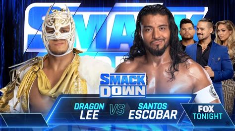 Dragon Lee Vs Santos Escobar Wwe Smackdown Gameplay Youtube