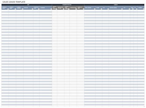 Excel Templates For Sales