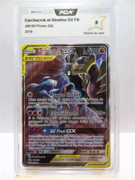 Carte Pok Mon Carchacrok Et Giratina Gx Promo Sm Alternate