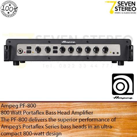 Jual Ampeg Pf 800 Portaflex 800 Watt Bass Head Amplifier Di Lapak Seven