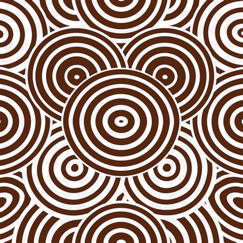 Premium Psd A Pattern Of Circles And Dots On A Brown Background