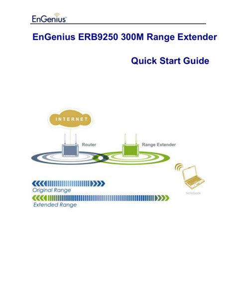 Engenius Erb M Range Extender Quick Start Guide