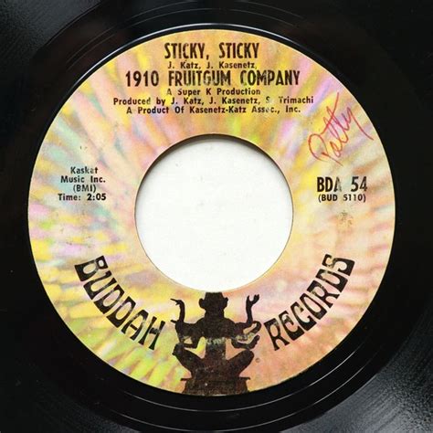 Media 191 Fruitgum Company 1 2 3 Red Light Sticky Sticky 45 Vinyl 7