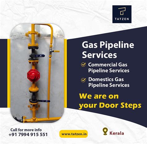 Gas Pipeline Installation Service For Hotels TATZEN Private Limited