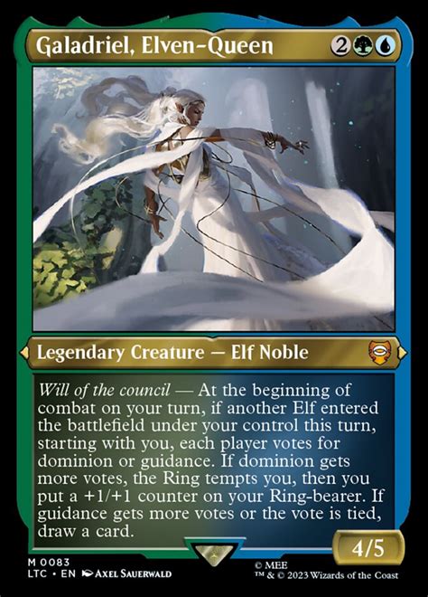 Galadriel Elven Queen · Tales Of Middle Earth Commander Ltc 83