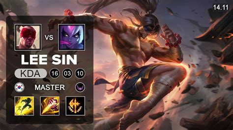 Canyon Lee Sin Vs Evelynn Jungle KR Master Patch 14 11 Season 14