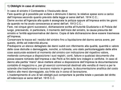 Valore Assicurativo E Riferimenti Al Contratto Assicurativo Property