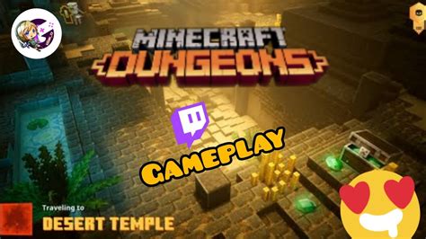 Directo Minecraft Dungeons Gameplay Del Templo Del Desierto Xbox