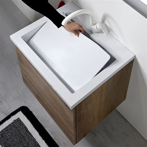 Lavabo Zeus 60 Doppio Uso Con Mobile Sospeso Con Cassetto Miglior