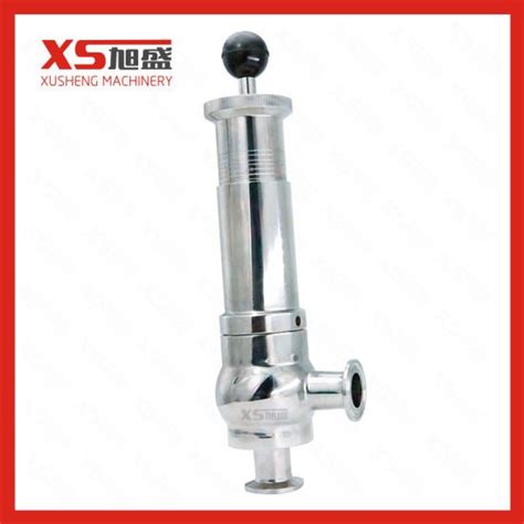 Stainless Steel Sanitary Pressure Air Relief Safety Valve