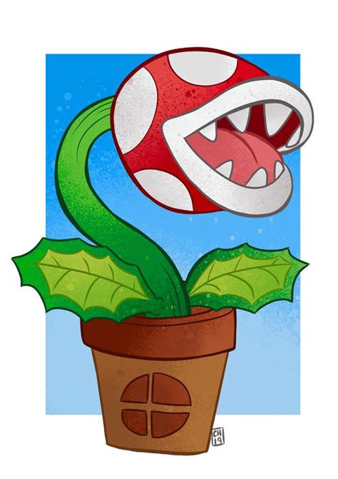 Piranha Plant Pipes Up By Theo Saurus Rex On Deviantart