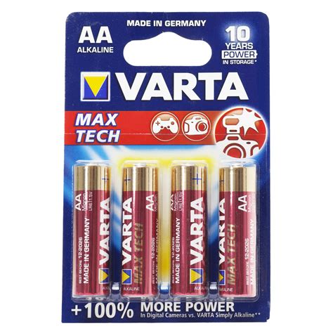 VARTA Alkaline LR6 K AA 4 Stück normale Walkman Batterien fotoimpex