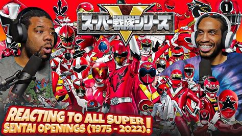 Super Sentai All Openings 1975 2022 Reaction Epic Blast From The Past