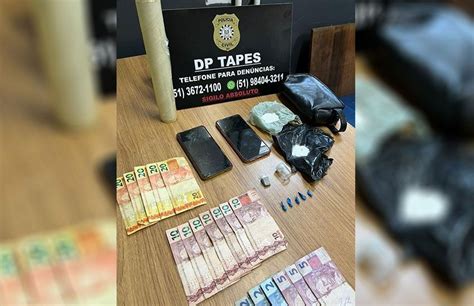 Polícia Civil prende homem por tráfico de drogas em Tapes