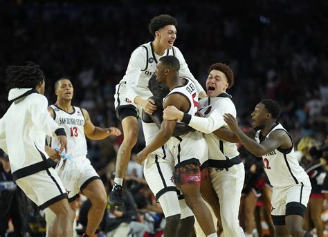 San Diego State Rattles Florida Atlantic Rallies To Make First Title Game