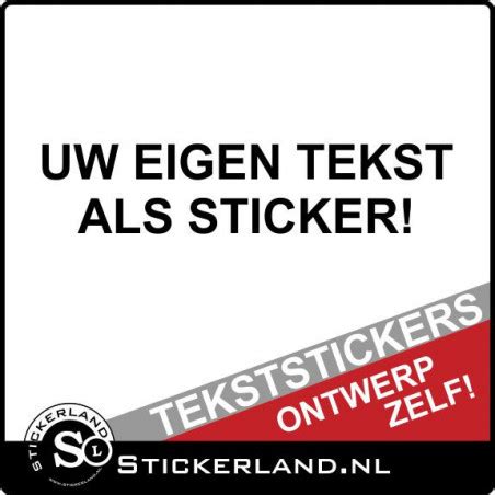 Eigen Tekst Sticker Maken En Online Ontwerpen Stickers Met Tekst