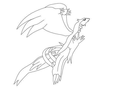 Pokemon Request 11 Reshiram Lineart By Bloodfire09 On Deviantart