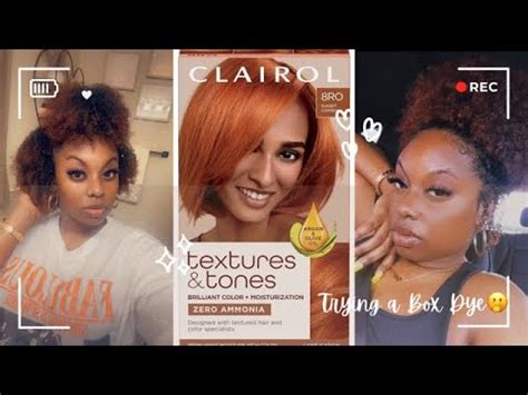 Dying My Natural Hair With No Damage Sunset Copper Clairol