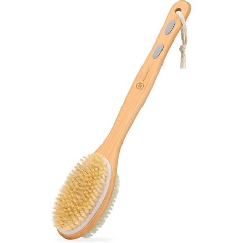 Brosse Dos Douche Avec Long Manche En Bois Nettoie Facilement Corps