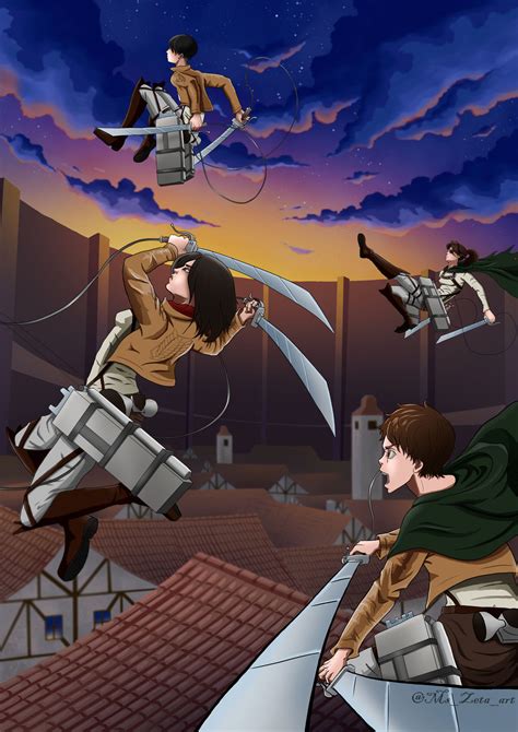 Attack on Titan Fan Art by SrtaZeta on DeviantArt