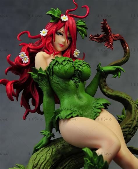 Poison Ivy 3d Model 3d Baskı Için Stl