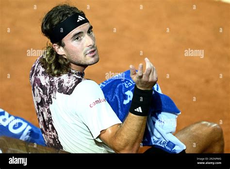 Rome Italy Th May Stefanos Tsitsipas Of Greece During The