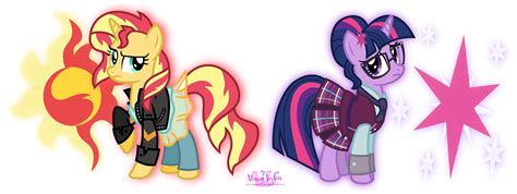 Sunset Shimmer VS Twilight Sparkle by MeganLovesAngryBirds on DeviantArt