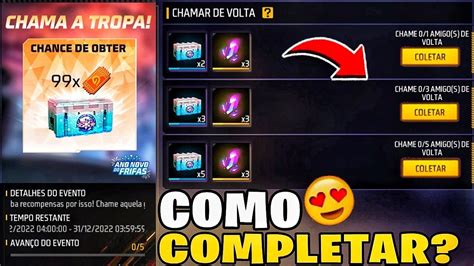 Como Chamar Amigo De Volta No Free Fire Como Completar O Evento Chama