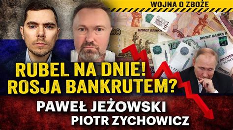 1 rubel 1 cent Putinowi kończy się kasa na wojnę Paweł Jeżowski i