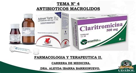 Antibióticos Macrólidos Jpaul Hasto Udocz