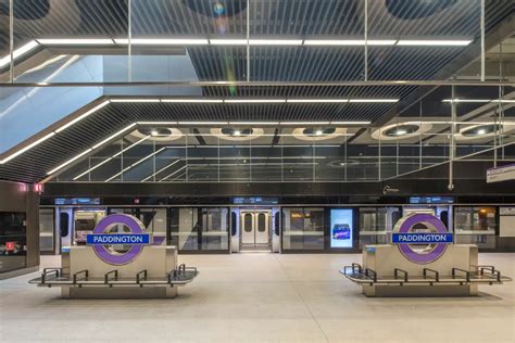 Elizabeth Line London Underground Station Buildings E Architect