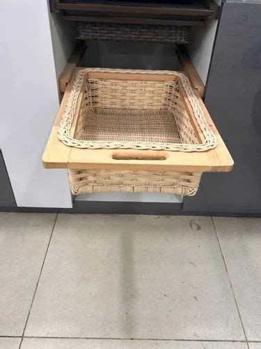 Brown Wooden Kitchen Wicker Basket Size X X Inch Lxwxh At