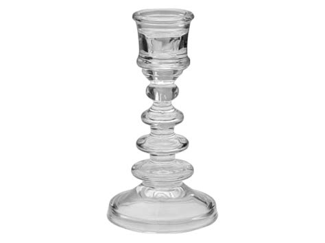 Elements Glass Taper Candle Holder