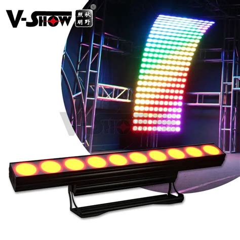 V Show 10X30W LED Pixel Bar COB 4 In 1 LED Linear Wall Washer Lights