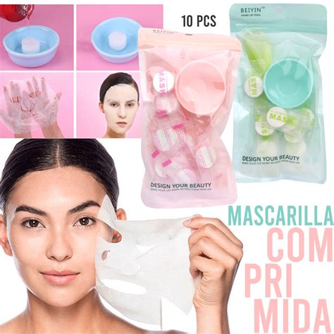 Mascarilla Comprimida 10 Pcs Estilo Juvenil Cosmeticos