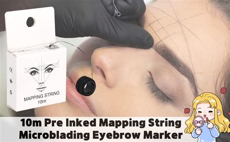 Eyebrow Mapping String M Pre Inked Mapping Eyebrow Marker Thread