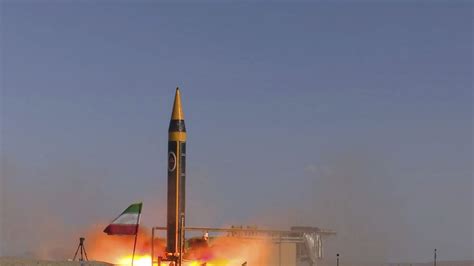 Iran Unveils Its Latest Ballistic Missile That It Says Has A Range Of